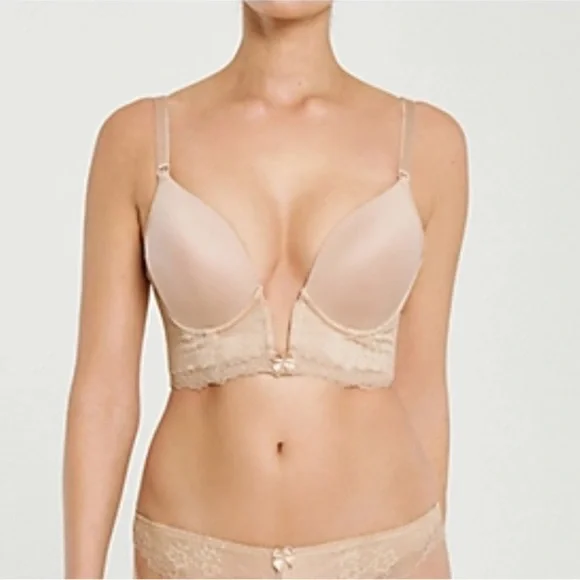 NWT Va Bien Marquise Plunge Convertible Longline Bra 2526 - Picture 4 of 5